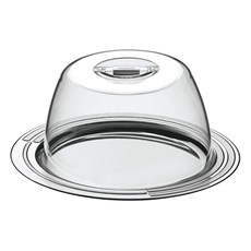 Imagem de JOGO AÇO INOX PORTA QUEIJO/BOLO CICLO COM 2 PEÇAS TRAMONTINA - Tramontina Nordeste S A