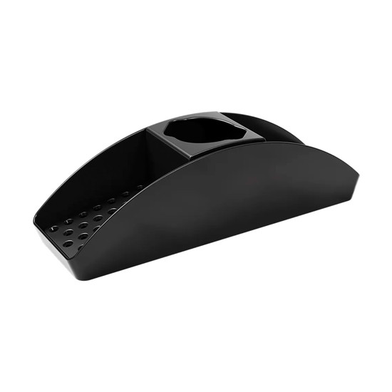 Imagem ORGANIZADOR DE PIA BASIC EM POLIPROPILENO PRETO 9X32X8,5CM - COZA
