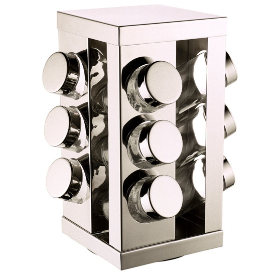 Imagem PORTA CONDIMENTOS SIGNA GIRATÓRIO INOX 