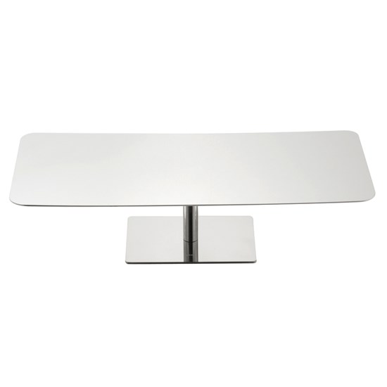 Imagem PRATO RETANGULAR PARA BOLO INOX RIVA