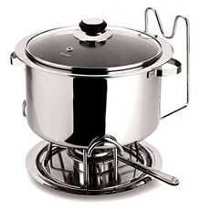Imagem de RECHAUD BANHO MARIA COM BOWL EMBUTIDO EM AÇO INOX COM 6 PEÇAS 8,2L FORMA UTILIDADES - Metalurgica Forma Ltda