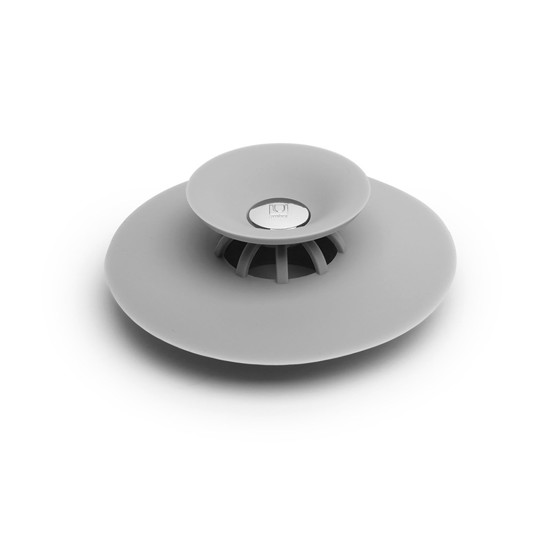 Imagem ACESSÓRIO PARA RALO DE BANHEIRA E PIA 8,9CM CINZA