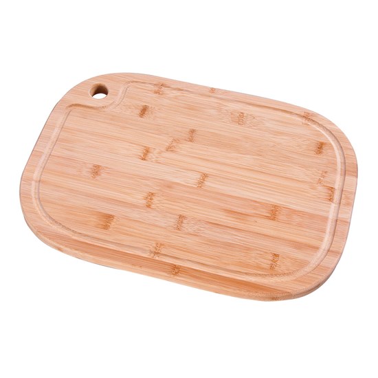 Imagem TÁBUA DE CORTE OVAL EM BAMBU 39X28CM - MOR 