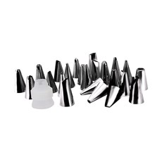 Imagem de BICO PARA CONFEITAR COM 24 PEÇAS AÇO INOX  - Yangzi Brasil Corpoation Ltda