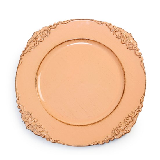 Imagem SOUSPLAT ORNAMENTADO 33CM LARANJA 