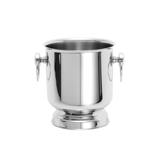 Imagem BALDE INOX PARA GELO COM PÉ E ALÇA 22CM