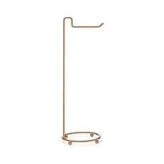Imagem de SUPORTE DE CHÃO PARA PAPEL HIGIÊNICO UNITÁRIO LINHA PREMIUM 15X47CM ROSE GOLD - Arthi Comercial Ltda