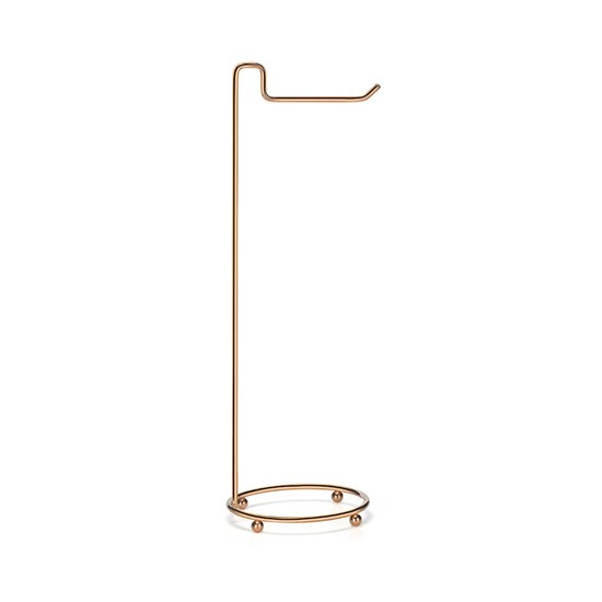 Imagem SUPORTE DE CHÃO PARA PAPEL HIGIÊNICO UNITÁRIO LINHA PREMIUM 15X47CM ROSE GOLD
