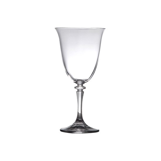 Imagem JOGO COM 6 TAÇAS PARA ÁGUA DE VIDRO SODO CÁLCICO COM TITÂNIO 360ML KLEOPATRA BOHEMIA