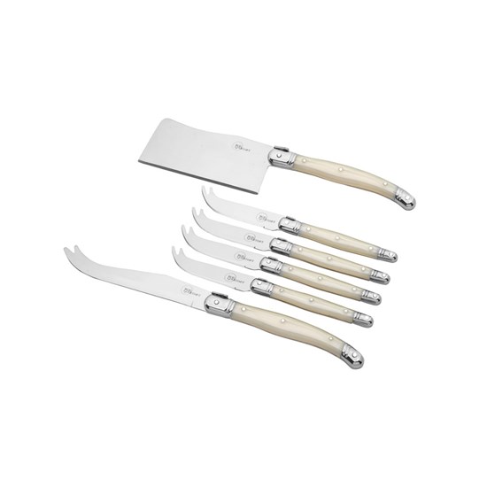 Imagem CONJUNTO DE FACAS DE AÇO INOX PARA QUEIJO COM 6 PEÇAS CHEESPECIAL