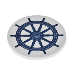 Imagem de DESCANSO DE COPOS EM CERAMICA TIMÃO 10 CM 44486 GRILLO - Grillo Ltda