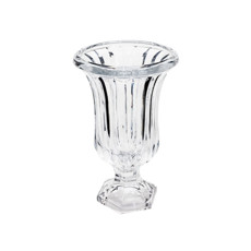 Imagem de VASO COM PÉ DE VIDRO KANSAS 15X24CM - Coliseu Presentes Ltda