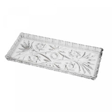 Imagem de TRAVESSA DE CRISTAL DE CHUMBO DRAGON 34X15X2,5CM - LYOR - Coliseu Presentes Ltda