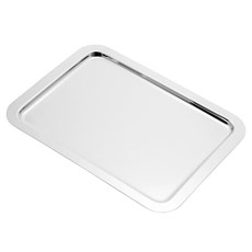 Imagem de BANDEJA DE AÇO INOX ZURIQUE 23X19CM WOLFF - Rojemac Impotacao E Exportacao Ltda
