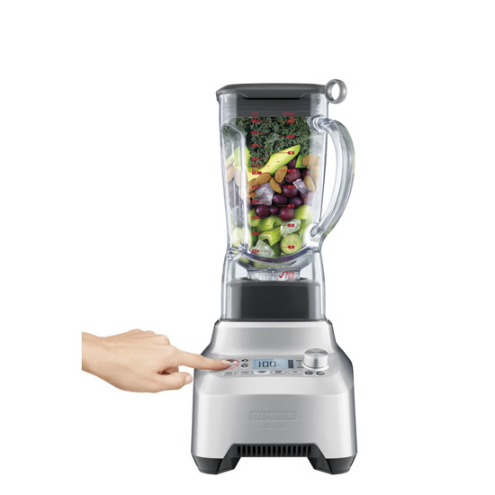 Imagem LIQUIDIFICADOR TRAMONTINA BY BREVILLE PRO CHEF EM ALUMÍNIO FUNDIDO FOSCO COM COPO DE TRITAN 2L 
