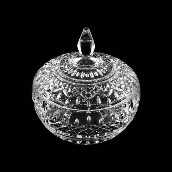 Imagem POTICHE DECORATIVO CRISTAL DE CHUMBO LYS 14X15CM WOLFF