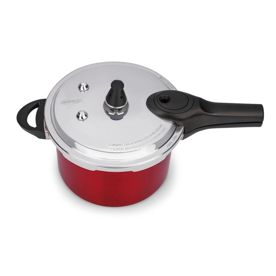 Imagem PANELA DE PRESSÃO PRESSURE 4,2L VERMELHA BRINOX