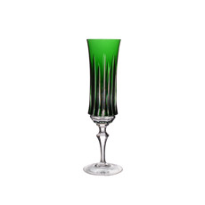 Imagem de TAÇA VIVALDE VERDE LAPIDADA PARA CHAMPAGNE 200ML 1 UNID - Rota Do Cristal Comercio Ltd