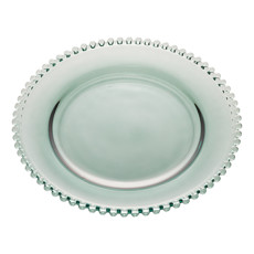 Imagem de SOUSPLAT CRISTAL PEARL VERDE 32CM WOLFF - Rojemac Impotacao E Exportacao Ltda