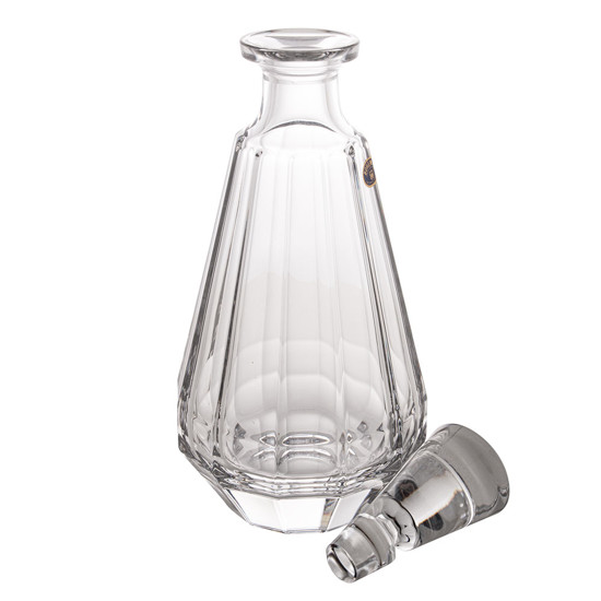 Imagem GARRAFA VENUS 1L EM CRISTAL COM TAMPA 32X13X13CM - CRYSTAL BOHEMIA