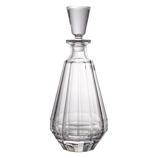 Imagem GARRAFA VENUS 1L EM CRISTAL COM TAMPA 32X13X13CM - CRYSTAL BOHEMIA