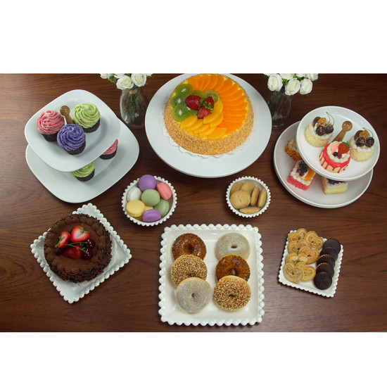 Imagem CONJUNTO 3 PETISQUEIRAS PORCELANA PEARL 15X2CM BON GOURMET