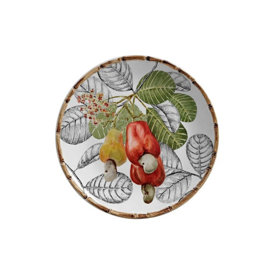 Imagem PRATO SOBREMESA CAJU NOSTRI FRUTTI 20CM MAIZON BLANCHE