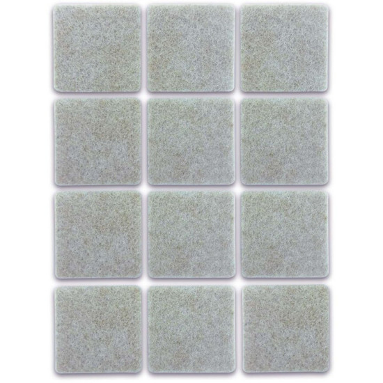 Imagem FELTRO ADESIVO SINT.PARA MOVEIS LEVES QD.P COM 12U