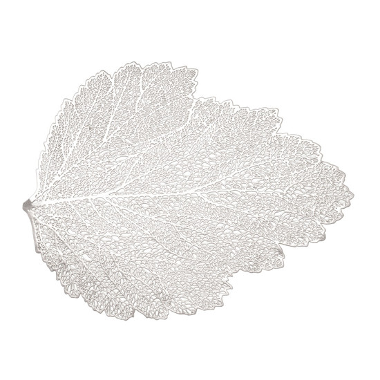 Imagem LUGAR AMERICANO DE PLÁSTICO AUTUMN LEAF PRATEADO 47X38CM