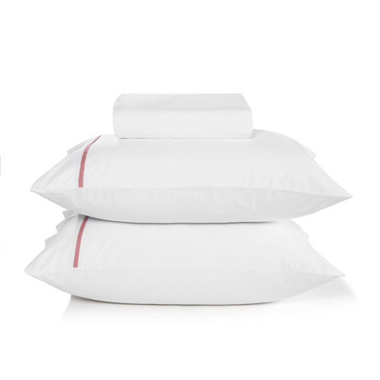 Imagem JOGO DE CAMA SOLTEIRO KARSTEN 180 FIOS PERCAL 100% ALGODÃO COM FRONHA LIAM BRANCO 100X200 CM  