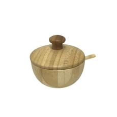 Imagem de AÇUCAREIRO COM COLHER DE BAMBU VERONA  - Coliseu Presentes Ltda