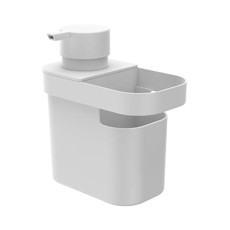 Imagem de DISPENSER PARA DETERGENTE E ORGANIZADOR DE PIA BRANCO 650ML LINHA TRIUM - OU - Martiplast Ind Com De Plasticos Ltda