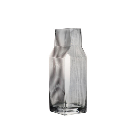 Imagem VASO DECORATIVO EM VIDRO INCOLOR G 10X30 CM - LUCATTI 