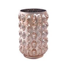 Imagem de VASO DECORATIVO EM VIDRO DOURADO 19X30 CM - GRILLO  - Grillo Ltda