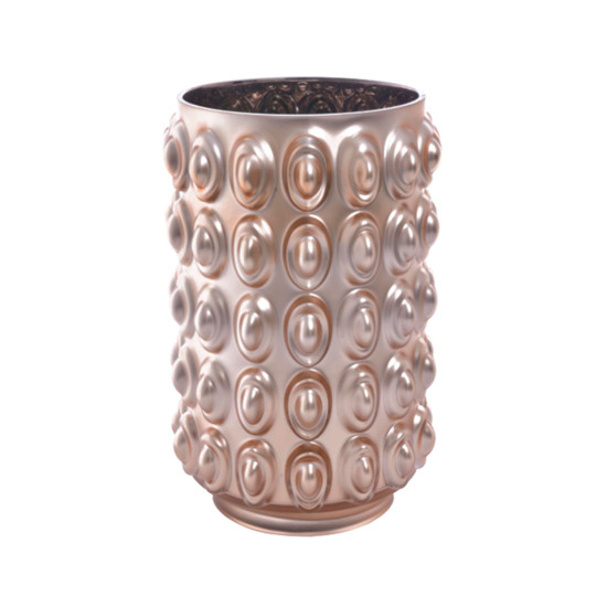 Imagem VASO DECORATIVO EM VIDRO DOURADO 19X30 CM - GRILLO 