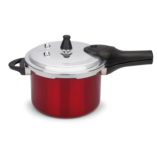 Imagem PANELA DE PRESSÃO PRESSURE 4,2L VERMELHA BRINOX
