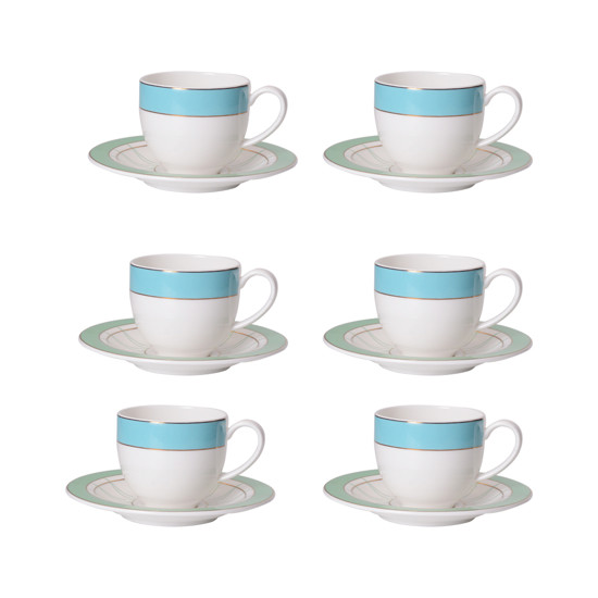 Imagem JOGO COM 06 XÍCARAS DE CAFEZINHO 110ML COM PIRES MARIE - STRAUSS