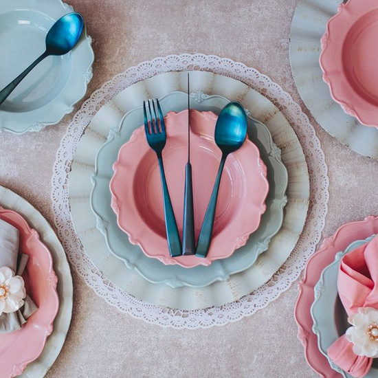 Imagem PRATO RASO PORCELANA FANCY ROSE 27CM - WOLFF