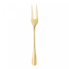 Imagem de GARFO EM AÇO INOX PARA ASSADO POSITANO DOURADO 28CM - Coliseu Presentes Ltda