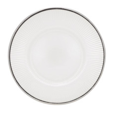 Imagem de SOUSPLAT EM VIDRO COR PRATEADO 32,5CM - CROMUS - Cromus Embalagens Ind. E Com. Ltda