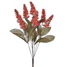Imagem de BUQUÊ DECORATIVO DE GYPSO OUTONADO TANGERINA EM PLÁSTICO MOLDÁVEL 50X22CM - GRILLO - Grillo Ltda
