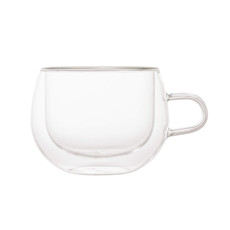 Imagem de CONJUNTO 2 XÍCARAS PARA CAFÉ E CHÁ PAREDE DUPLA BOROSSILICATO 240ML - LYOR  - Coliseu Presentes Ltda