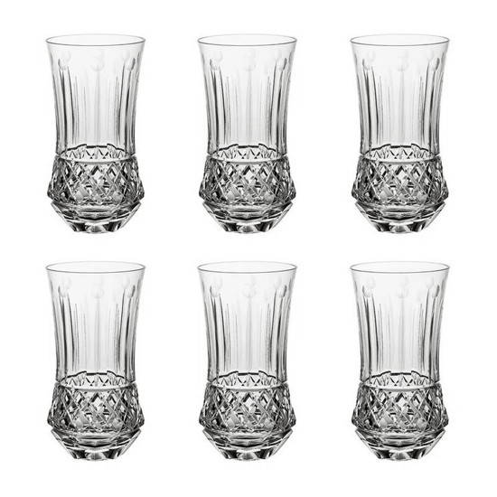 Imagem JOGO DE 6 COPOS EM CRISTAL STRAUSS LONG DRINK 400 ML