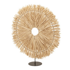 Imagem de ESCULTURA DECORATIVA EM FIBRA NATURAL 4,5X50CM - MART  - Moas Industria E Comercio Importacao E Exportacao Ltda