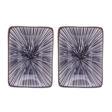 Imagem de JOGO 2 PORTA SHOYO DE PORCELANA KOJI 9X7X2,5CM 17866 WOLFF - Rojemac Impotacao E Exportacao Ltda