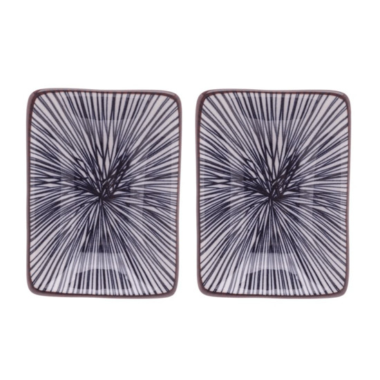 Imagem JOGO 2 PORTA SHOYO DE PORCELANA KOJI 9X7X2,5CM 17866 WOLFF