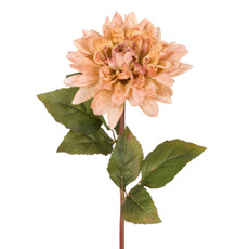 Imagem de HASTE DECORATIVA DE DÁLIA COR MALVA EM PLÁSTICO MOLDÁVEL 60X20 CM - GRILLO - Grillo Ltda