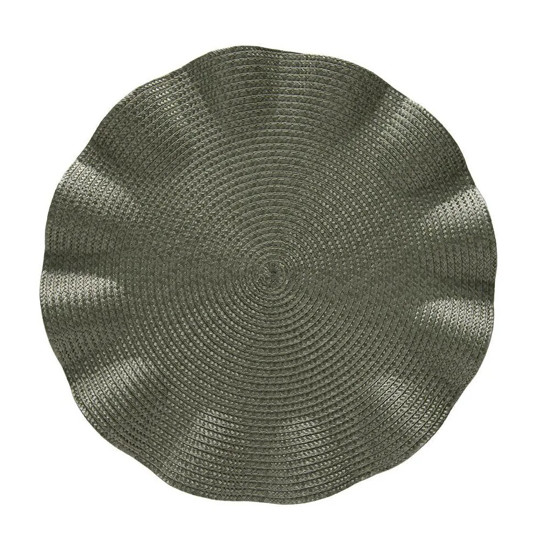 Imagem LUGAR MERICANO LUNA WAVE AVULSO OLIVE 38X38X5CM - COPA & CIA