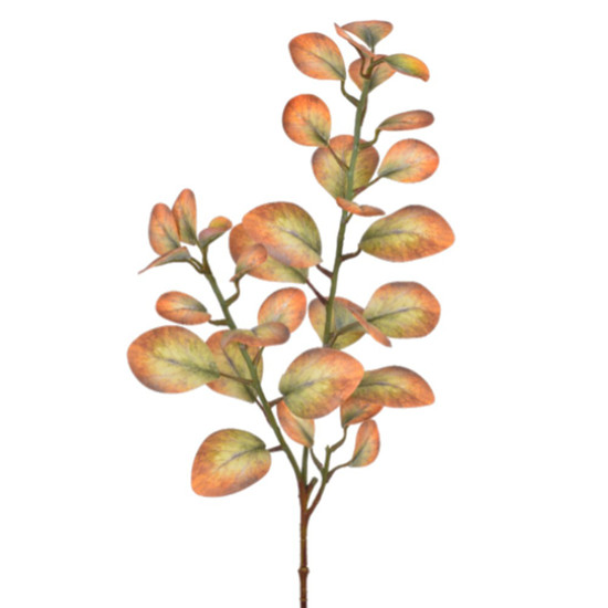 Imagem HASTE FOLHAS REAL TOQUE X3 CHÁ 24X84CM GRILLO 51892 