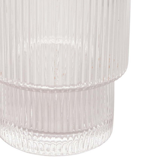 Imagem CONJUNTO 2 COPOS ALTOS DE CRISTAL COM BORDA DOURADA LINES 400ML - WOLFFF